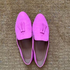 J. Crew Hot Pink Loafers